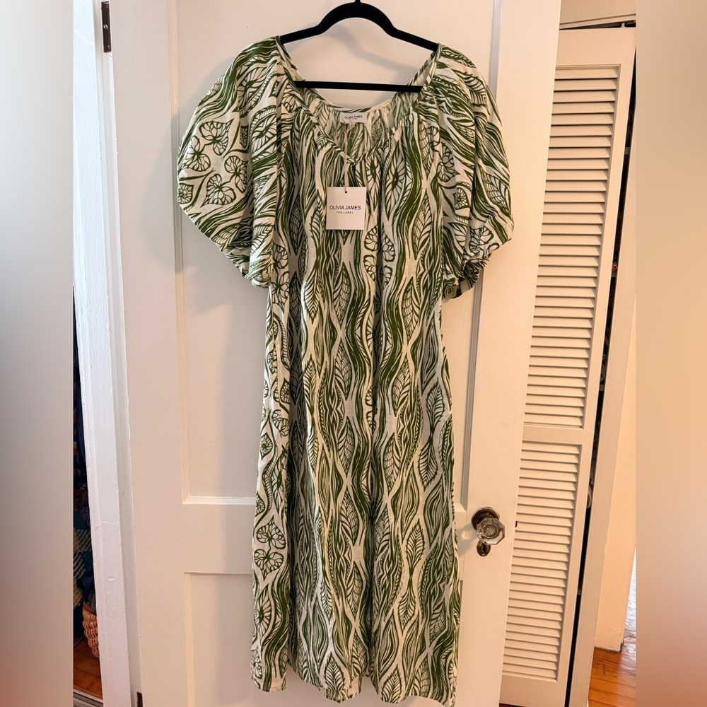 Olivia James/ Elizabeth James Penny Dress Lilypad Size M NWT